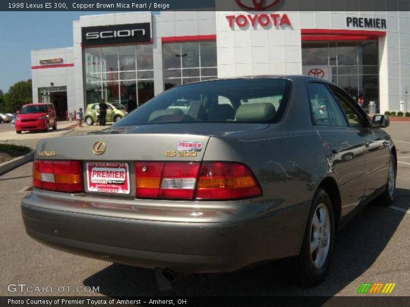 Copper Brown Mica Pearl / Beige 1998 Lexus ES 300