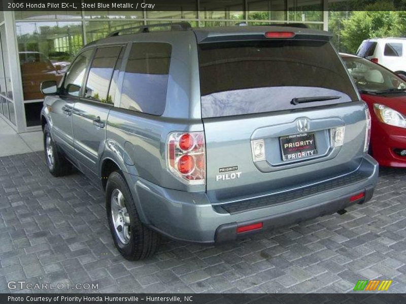 Steel Blue Metallic / Gray 2006 Honda Pilot EX-L