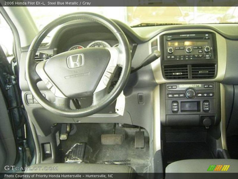Steel Blue Metallic / Gray 2006 Honda Pilot EX-L