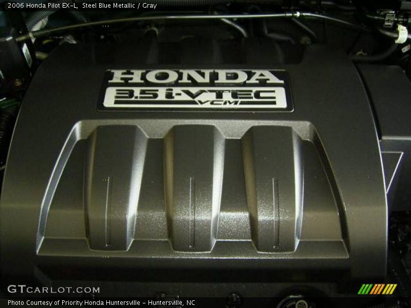 Steel Blue Metallic / Gray 2006 Honda Pilot EX-L