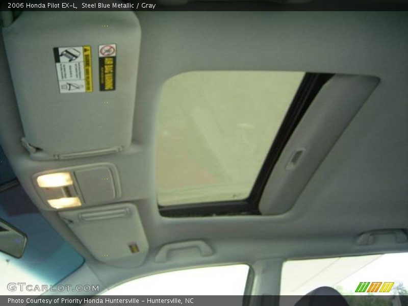 Steel Blue Metallic / Gray 2006 Honda Pilot EX-L