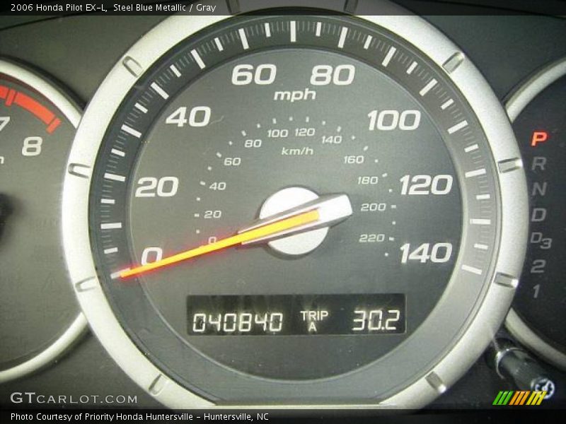 Steel Blue Metallic / Gray 2006 Honda Pilot EX-L