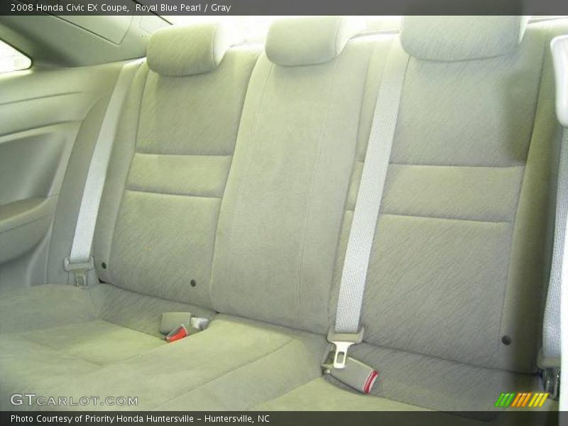 Royal Blue Pearl / Gray 2008 Honda Civic EX Coupe