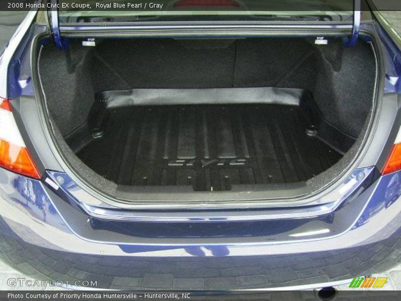 Royal Blue Pearl / Gray 2008 Honda Civic EX Coupe