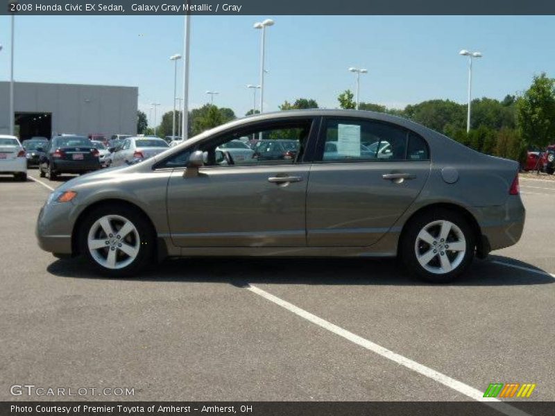 Galaxy Gray Metallic / Gray 2008 Honda Civic EX Sedan