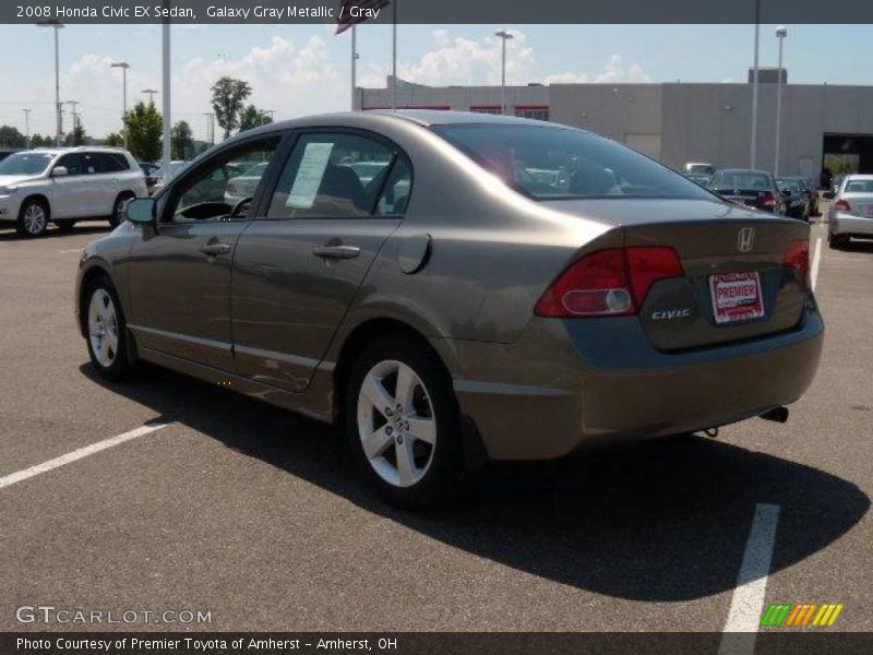Galaxy Gray Metallic / Gray 2008 Honda Civic EX Sedan