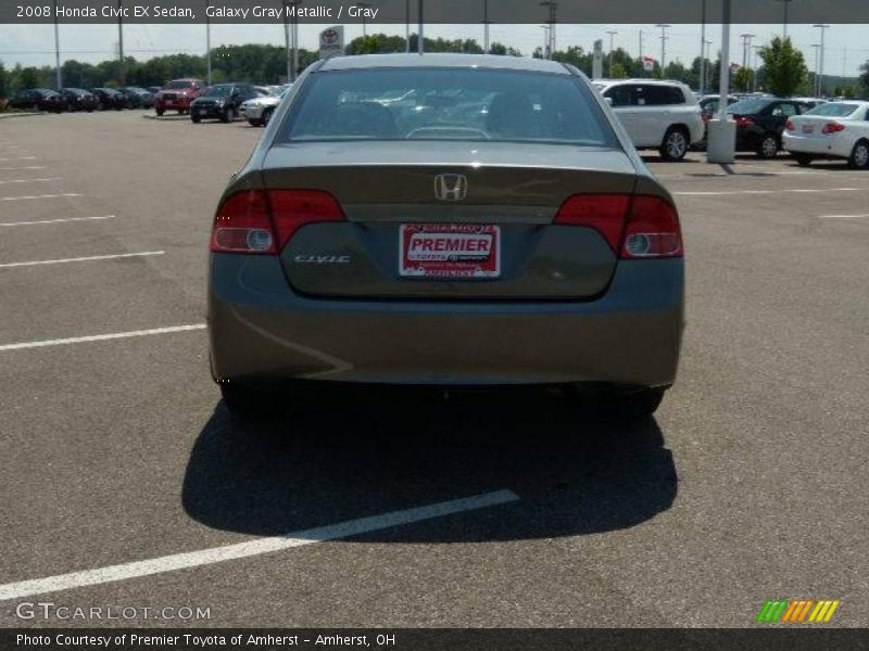Galaxy Gray Metallic / Gray 2008 Honda Civic EX Sedan