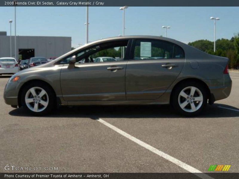 Galaxy Gray Metallic / Gray 2008 Honda Civic EX Sedan