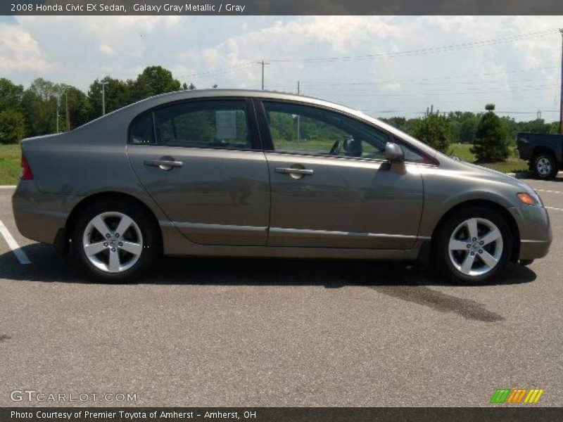 Galaxy Gray Metallic / Gray 2008 Honda Civic EX Sedan