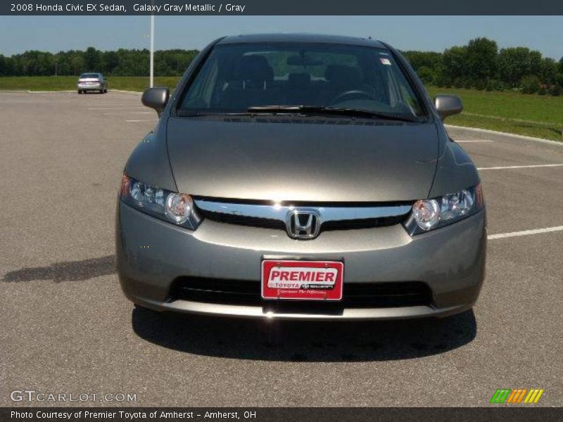 Galaxy Gray Metallic / Gray 2008 Honda Civic EX Sedan