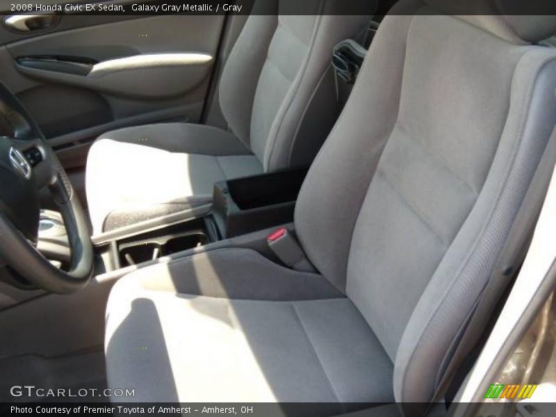 Galaxy Gray Metallic / Gray 2008 Honda Civic EX Sedan