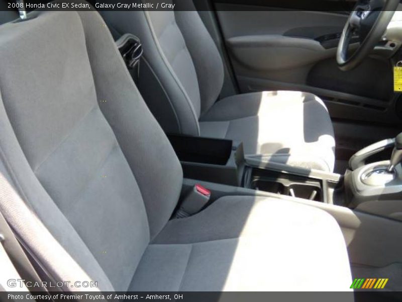 Galaxy Gray Metallic / Gray 2008 Honda Civic EX Sedan