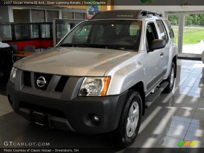 Silver Lightning Metallic / Steel/Graphite 2007 Nissan Xterra SE 4x4