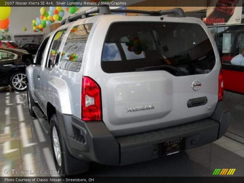 Silver Lightning Metallic / Steel/Graphite 2007 Nissan Xterra SE 4x4