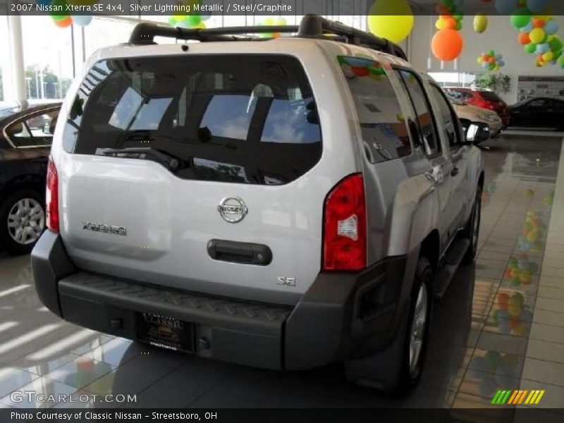 Silver Lightning Metallic / Steel/Graphite 2007 Nissan Xterra SE 4x4