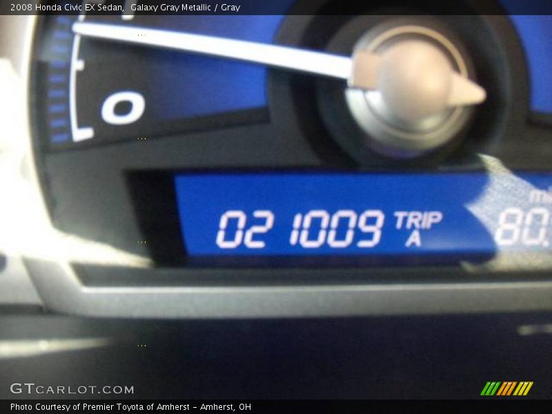 Galaxy Gray Metallic / Gray 2008 Honda Civic EX Sedan