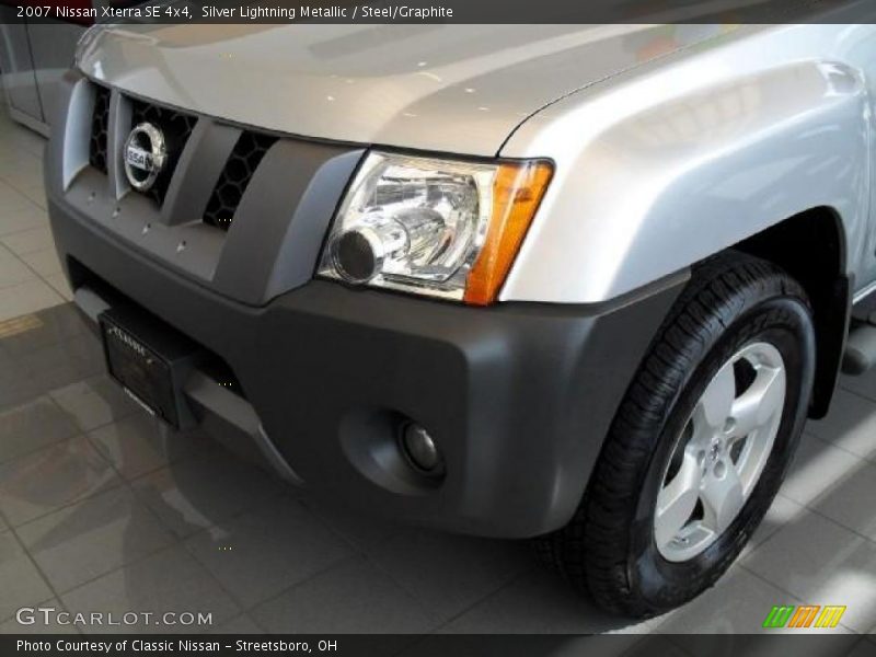 Silver Lightning Metallic / Steel/Graphite 2007 Nissan Xterra SE 4x4