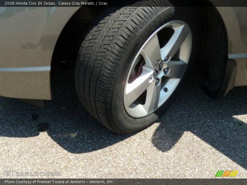 Galaxy Gray Metallic / Gray 2008 Honda Civic EX Sedan