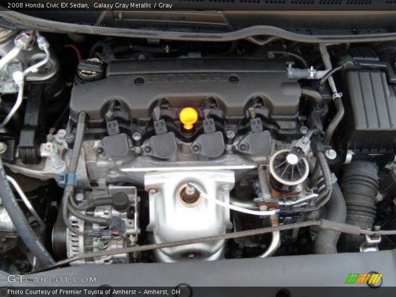 Galaxy Gray Metallic / Gray 2008 Honda Civic EX Sedan