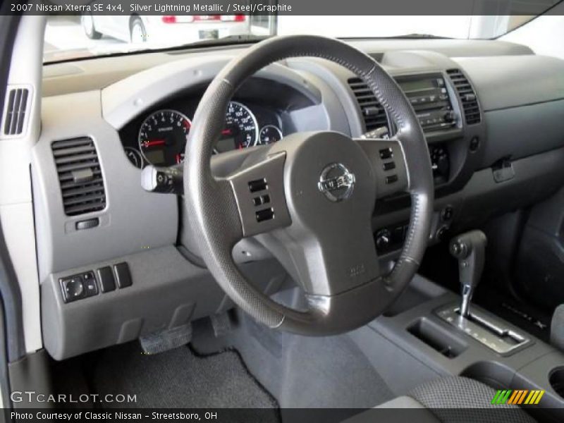 Silver Lightning Metallic / Steel/Graphite 2007 Nissan Xterra SE 4x4