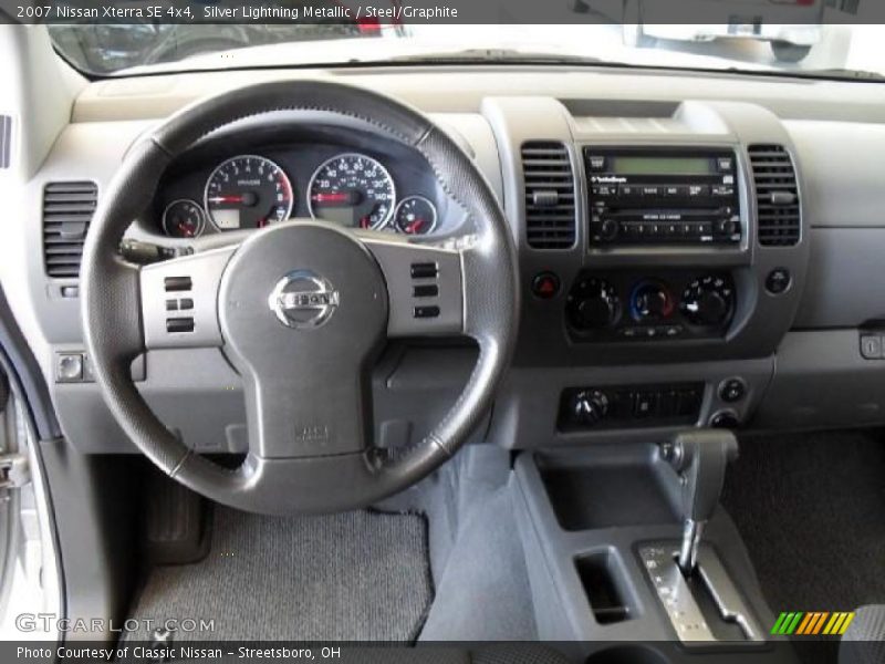 Silver Lightning Metallic / Steel/Graphite 2007 Nissan Xterra SE 4x4