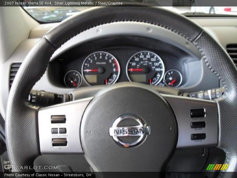 Silver Lightning Metallic / Steel/Graphite 2007 Nissan Xterra SE 4x4