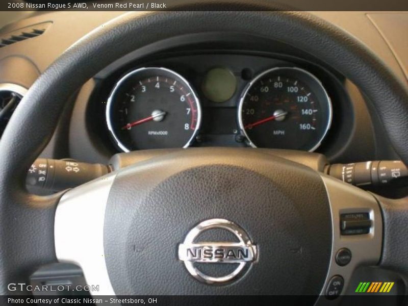 Venom Red Pearl / Black 2008 Nissan Rogue S AWD