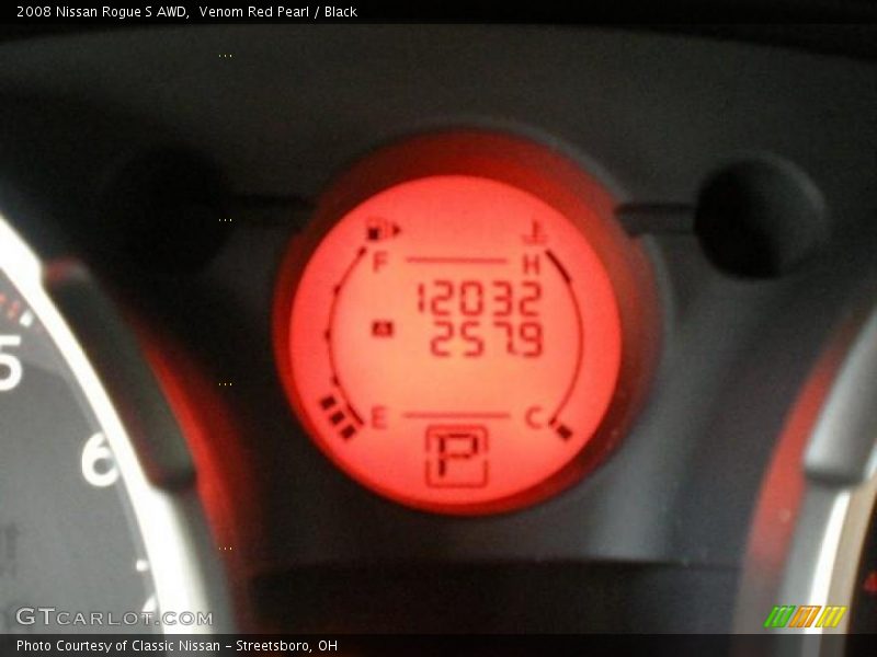Venom Red Pearl / Black 2008 Nissan Rogue S AWD