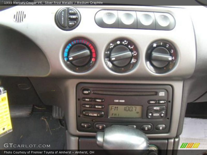 Silver Frost Metallic / Medium Graphite 1999 Mercury Cougar V6
