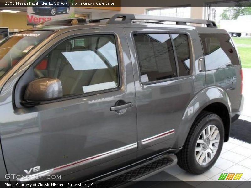 Storm Gray / Cafe Latte 2008 Nissan Pathfinder LE V8 4x4