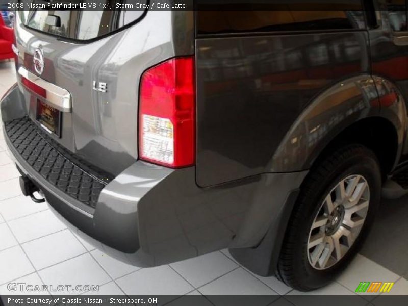 Storm Gray / Cafe Latte 2008 Nissan Pathfinder LE V8 4x4