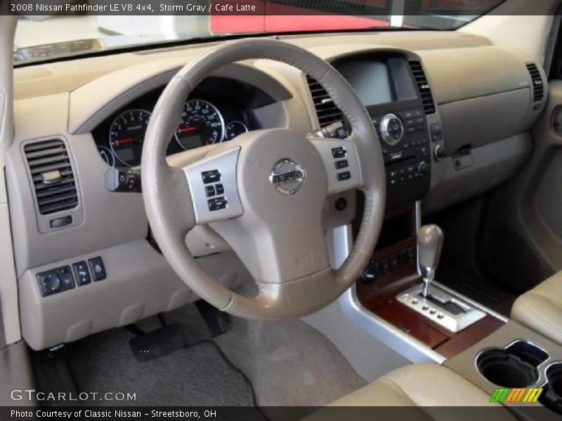 Storm Gray / Cafe Latte 2008 Nissan Pathfinder LE V8 4x4