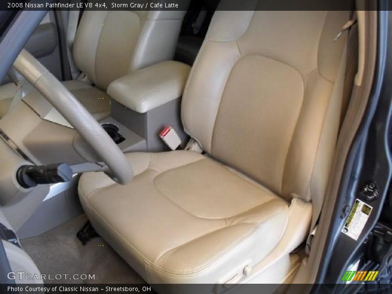 Storm Gray / Cafe Latte 2008 Nissan Pathfinder LE V8 4x4