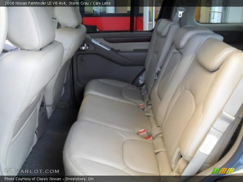 Storm Gray / Cafe Latte 2008 Nissan Pathfinder LE V8 4x4