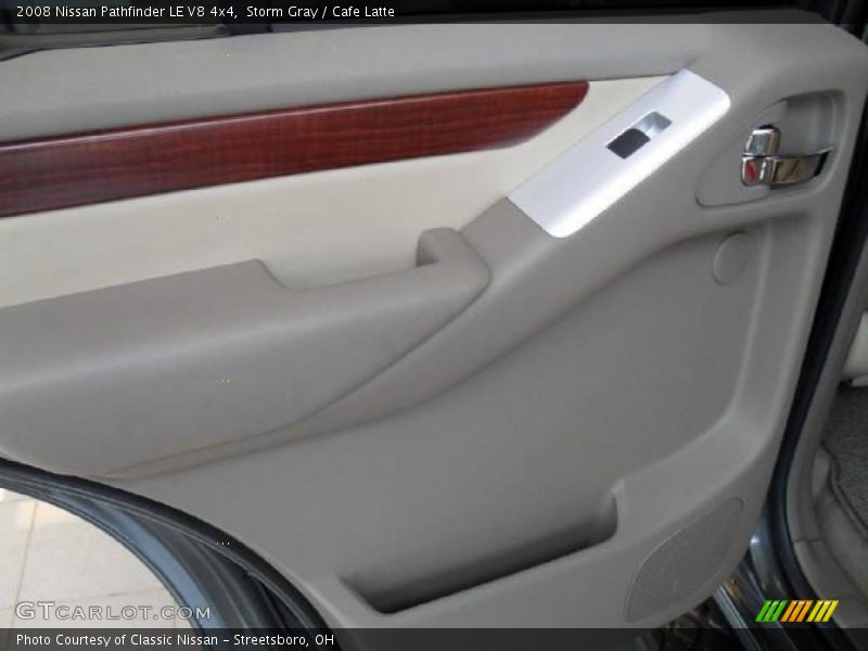 Storm Gray / Cafe Latte 2008 Nissan Pathfinder LE V8 4x4