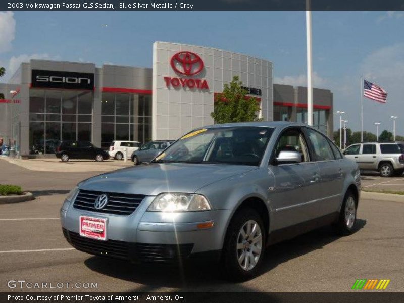 Blue Silver Metallic / Grey 2003 Volkswagen Passat GLS Sedan