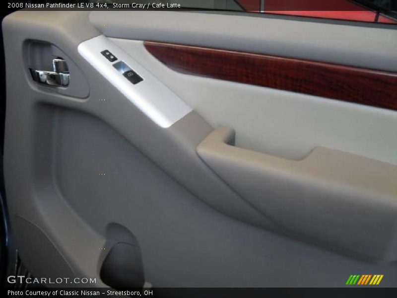Storm Gray / Cafe Latte 2008 Nissan Pathfinder LE V8 4x4