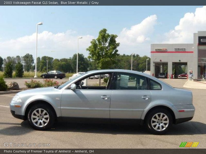 Blue Silver Metallic / Grey 2003 Volkswagen Passat GLS Sedan