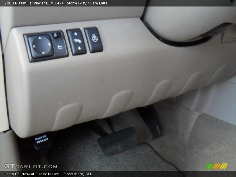 Storm Gray / Cafe Latte 2008 Nissan Pathfinder LE V8 4x4