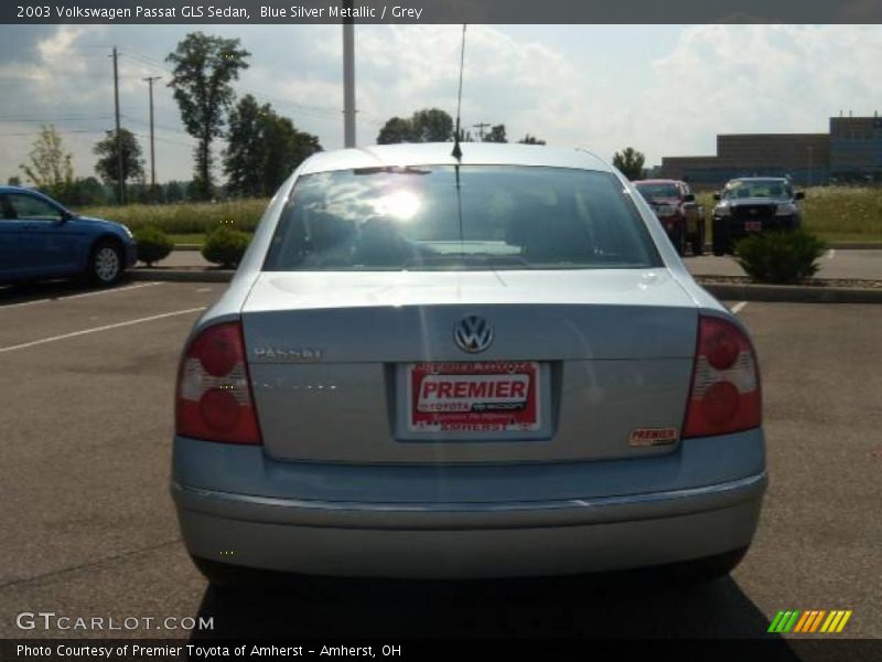 Blue Silver Metallic / Grey 2003 Volkswagen Passat GLS Sedan