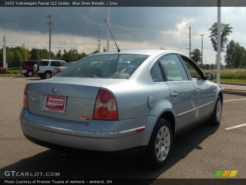 Blue Silver Metallic / Grey 2003 Volkswagen Passat GLS Sedan