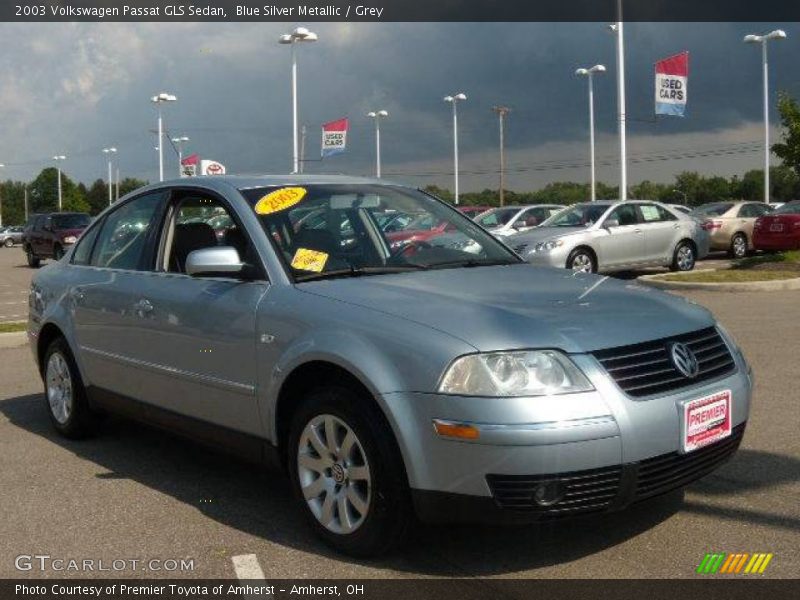 Blue Silver Metallic / Grey 2003 Volkswagen Passat GLS Sedan