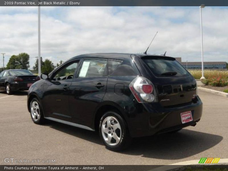 Jet Black Metallic / Ebony 2009 Pontiac Vibe