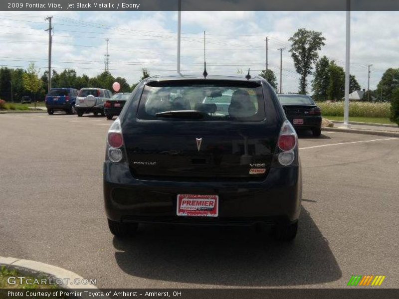 Jet Black Metallic / Ebony 2009 Pontiac Vibe