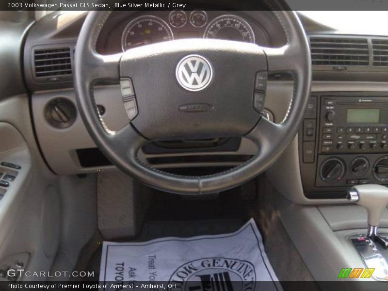 Blue Silver Metallic / Grey 2003 Volkswagen Passat GLS Sedan