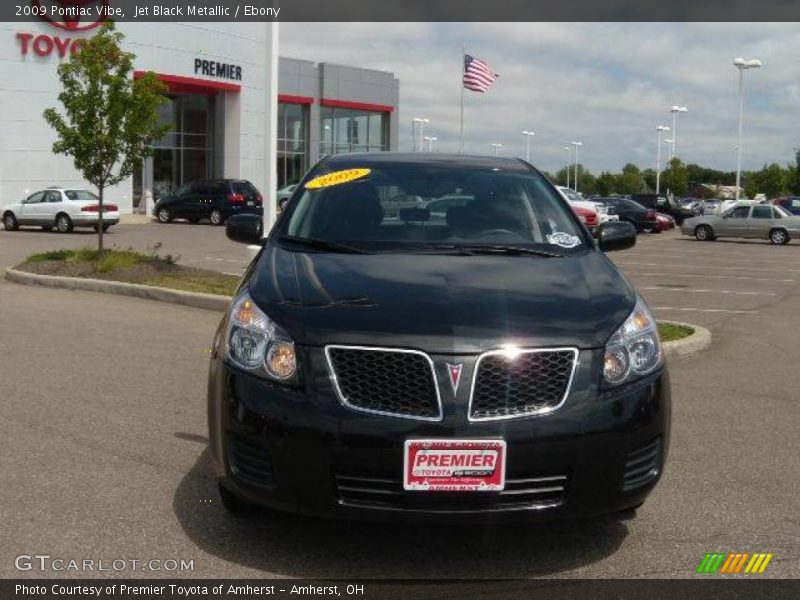 Jet Black Metallic / Ebony 2009 Pontiac Vibe