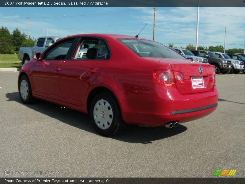 Salsa Red / Anthracite 2007 Volkswagen Jetta 2.5 Sedan