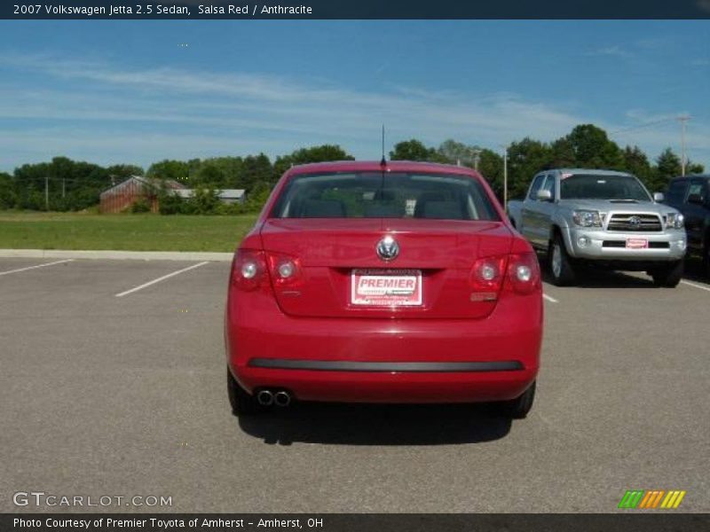 Salsa Red / Anthracite 2007 Volkswagen Jetta 2.5 Sedan