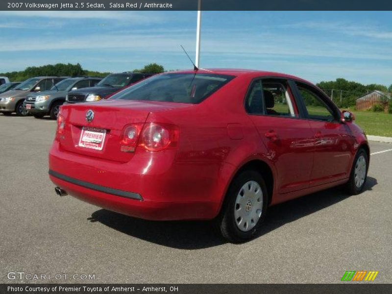 Salsa Red / Anthracite 2007 Volkswagen Jetta 2.5 Sedan