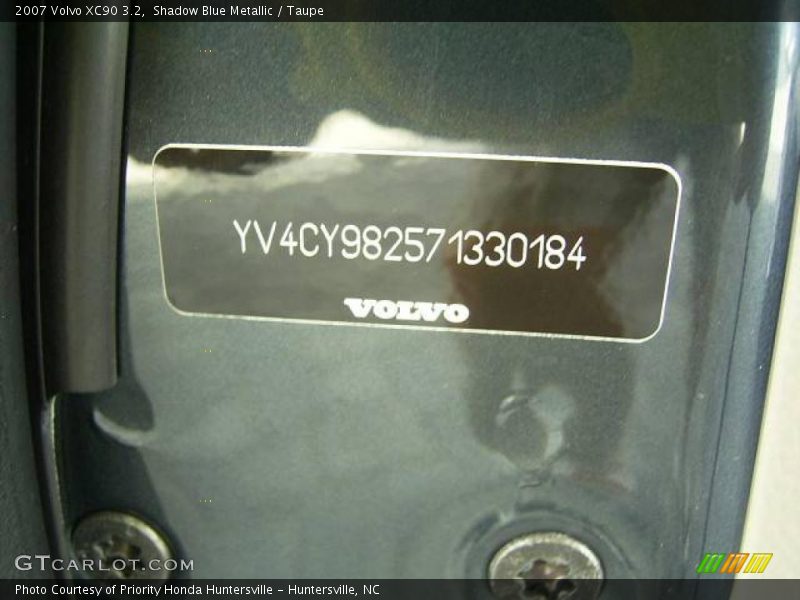 Shadow Blue Metallic / Taupe 2007 Volvo XC90 3.2